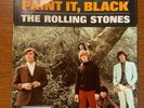 Rock & Roll 45 Picture Sleeve Rolling Stones - Paint It Black LONDON VG+