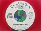 Bob Dylan Subterranean Homesick Blues RARE RED Vinyl Promo 45 RPM VG++ 4-43242