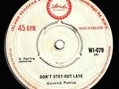 KENTRICK PATRICK-don't stay out late     island 7