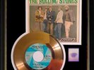 ROLLING STONES GET OFF MY CLOUD  45 RPM GOLD METALIZED RECORD RARE NON RIAA
