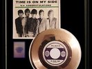 ROLLING STONES TIME IS ON MY SIDE 45 RPM GOLD METALIZED RECORD RARE  NON RIAA