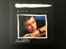 Rick Astley Signed Auto Never Gonna Give You Up 7” inch Blue Vinyl  1068/2500