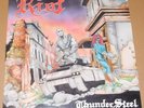 Riot Thundersteel Vinyl LP CBS Associated BFZ 44232 White Letter Alt Cover 1988