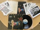 BLONDIE PLASTIC LETTERS + PRESS KIT + 4 PROMO PHOTOS + BIO PUNK ORIG 1977 LP EX