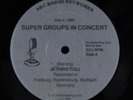 JETHRO TULL Super Groups In Concert ABC RADIO NETWORK 3XLP VG++/VG+ cue sheets #