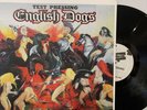 English Dogs ‎– Forward Into Battle LP 1985 Combat 8047 EX/EX TEST PRESSING RARE