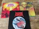 NUCLEAR ASSAULT - HANDLE WITH CARE/GAME OVER/SURVIVE - 3 X VINYL ALBUM BUNDLE
