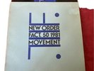 New Order  vinyl  LP Movement  1981 fact 50  Orig  Inner Townhouse First  Ex tem
