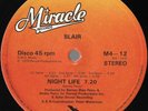 Blair - Nightlife / Virgo Princess UK 12” 1979 Modern Soul Disco VG+
