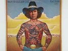 DAVID ALLAN COE Tattoo PC34870 LP Vinyl VG+nr++ Cover VG+ Sleeve 1977 Country