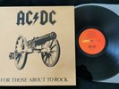 AC/DC For Those About To Rock Vinyl LP Record Australian Red Label Press OOP NM