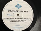Britney Spears Dont Let Me  Be The Last To Know 12” Promo