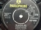 VERY RARE Beatles Hits EP NO REC 1st Pub on label Matrix IN IN Parlophone Rim
