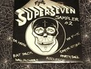 Mystic Records Super Seven Sampler #2 V/A 7” Comp Blue Vinyl Hardcore Punk Nofx