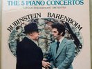 CRL5-1415 RUBINSTEIN, BARENBOIM beethoven the 5 piano concertos LP vinyl box set