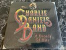 CHARLIE DANIELS BAND-A DECADE OF HITS-1983 FE38795 VINYL LP-NEAR MINT  SHRINK