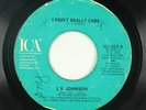 Funk Soul 45 - L.V. Johnson - I Don't Really Care - ICA - mp3 - J Dilla samples