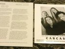 CARCASS RARE 1991 Necroticism Earache PRESS KIT PHOTO DEATH METAL Napalm Death