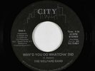 Modern Soul 45 - Welfare Band - Why'd You Do Whatcha' Did - City - mp3 - rare