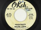 Northern Soul 45 - Major Lance - Investigate - Okeh - mp3