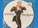 MADONNA WHO'S THAT GIRL 12'' PICTURE DISC VINYL LTD UK LP RECORD 1987 Promo Hype