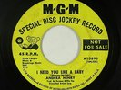 Northern Soul 45 - Andrea Henry - I Need You Like A Baby - MGM - mp3