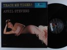 APRIL STEVENS Teach Me Tiger  IMPERIAL LP VG+ mono cheesecake cover