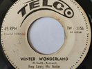 RARE JOEY LEWIS Winter Wonderland CALYPSO JAZZ 45 TRINIDAD TELCO 45 HEAR