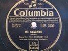 The Chordettes 78 RPM / Mr. Sandman & I Don`t Wanna See You Cryin` (35-0820)