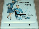 Vintage 45 RPM Vinyl RHYTHM TOTE w/ 12 ELVIS PRESLEY Records; Dateline