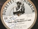 Ducretet LA 1033 Debussy Andre Levy Marie Claude Theuveny  Autographe A Levy