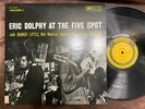 ERIC DOLPHY AT FIVE SPOT VOL.1 PRESTIGE SMJ 6572 OBI STEREO JAPAN Vinyl LP