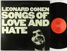 Leonard Cohen - Songs Of Love And Hate LP - Columbia VG++