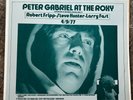 Peter Gabriel Live At The Roxy 2 lp rare