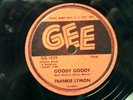 FRANKIE LYMON - R&B 78rpm GEE #1039 - GOODY GOODY / CREATION OF LOVE - E