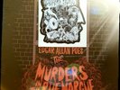 Cadabra Records Murders In Rue Morgue LP Edgar Allan Poe Sam Heimer Art Sticker