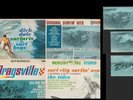 4 LP Lot:Dick Dale/Cresendo Surfin Hits w/Inserts/Dragsville Woofers/The Tides