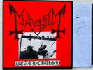 MAYHEM . Deathcrush LP ORIGINAL hand signed EURONYMOUS letter 1993   Black Metal