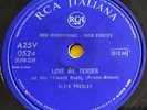 ELVIS PRESLEY (78 RPM - ITALY) A25V 0512 