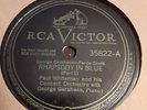 GEORGE GERSHWIN PIANIST  PAUL WHITEMAN RHAPSODY IN BLUE    E - CONDITION