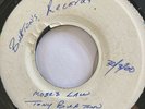 Killer Roots Reggae TONY BURTON Moses Law RARE Laws 45 Burtons One Drop 7