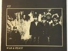 U2 12” VINYL 1983 FAN CLUB RELEASE?? “ WAR & PEACE “ VG/EX RARE
