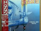 Saxon ‎– Strong Arm Metal - Japan 1985 LP Carrere ‎– P-13080 Near Mint