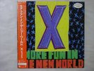X More Fun In The New World Elektra P-11429 Japan Promo VINYL LP OBI