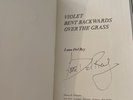 lana del rey violet bent backwards over the grass SIGNED
