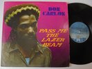 DON CARLOS Pass Me The Lazer Beam ENTERPRIZE Autograph Signed + Roots Reggae LP