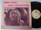 SAMMY DREAD Think Constructively HEART BEAT Killer  80's Roots Reggae LP HEAR