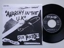 SEX PISTOLS Anarchy In The UK - EX/EX Cond French Import 7