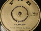 Prince buster all stars / Bye Bye Baby / Human / original gold and black fab..