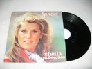SP 45 tours SHEILA SPACER AVEC INSCRIPTION ET LABEL NOIR TRÈS RARE